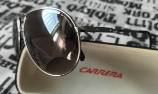 Gafas Aviador Carrera Marrón y Plata