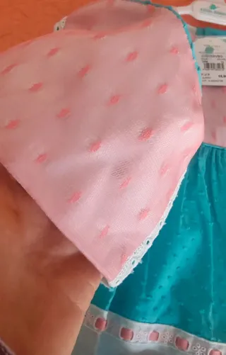 Vestido con bragua y capota Miranda ceremonia 2 añ