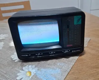 TV Portatile Vintage Roadstar Nera