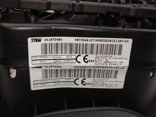 AIRBAG DELANTERO IZQUIERDO FIAT FIORINO 345855