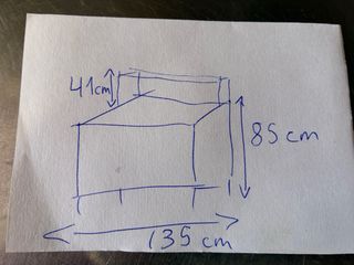 Mesa Fría Acero Inoxidable con Cristal