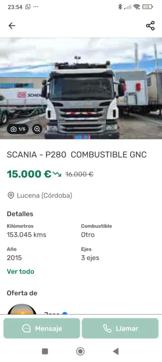 scania 280 2015