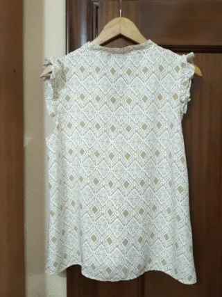 Blusa manga corta, talla L