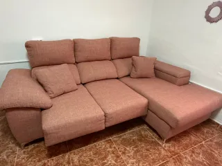 Sofá Chaiselongue Rosa