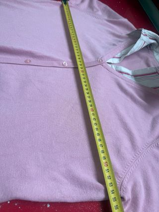 Jersey rosa con cuello de camisa Casa Blanca