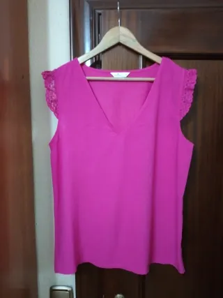 Camiseta manga corta Springfield, talla L