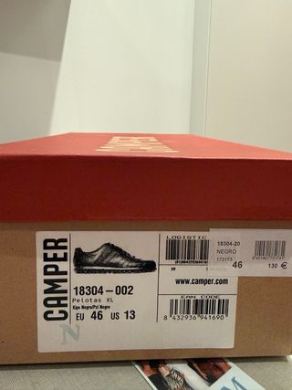 Zapatillas Camper Negras Hombre