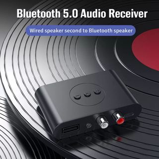 2 unidades Adaptador Receptor Audio Bluetooth NFC