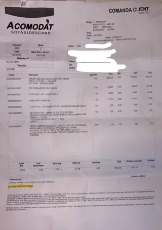 Cama articulada 105x190 + Canapé semi nueva