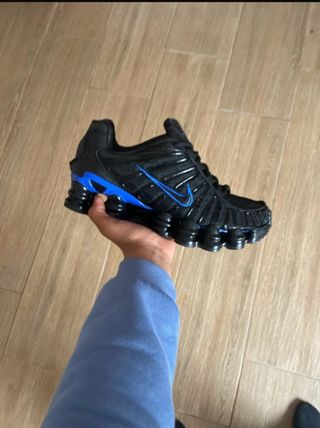 Zapatillas Nike Shox Negro/Azul