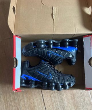 Zapatillas Nike Shox Negro/Azul