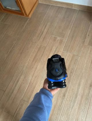 Zapatillas Nike Shox Negro/Azul