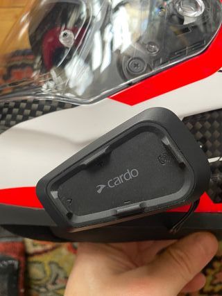 Casco LS2 FF353 Rapid Ghost + cardo spirit