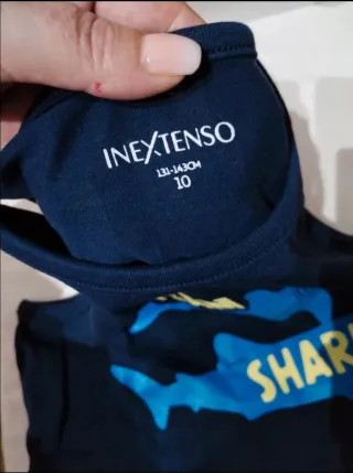 2 Camisetas Tirantes Niño INEXTENSO 10 años
