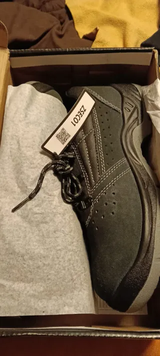 Zapatillas seguridad Black Leather Talla 41