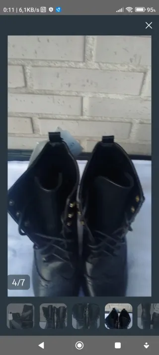 Botinesb tacón negros NUEVOS