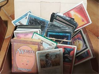 caja antigua cartas Magic
