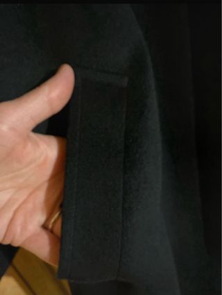 Cappotto donna in cashmere 100% nero