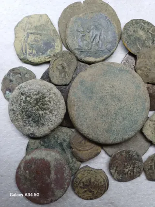 Lote de +20 monedas antiguas todas las época