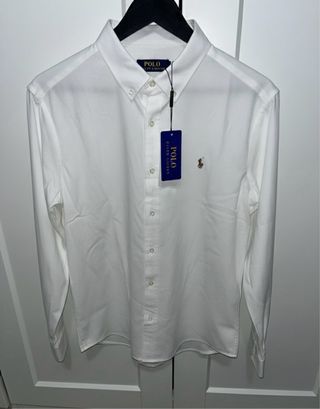 Camisa Polo Ralph Lauren Blanca nueva Talla M