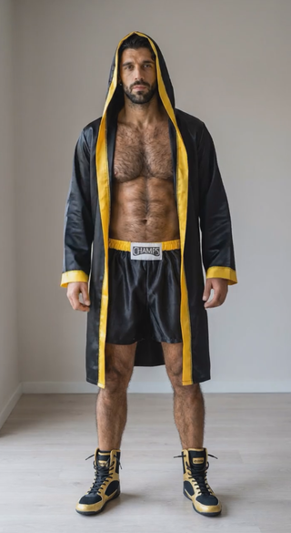 Bata boxeo con capucha + pantalón ring