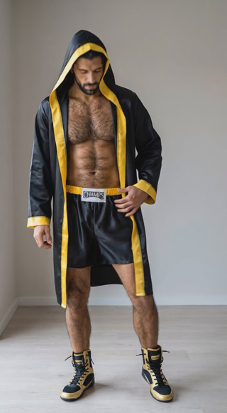 Bata boxeo con capucha + pantalón ring