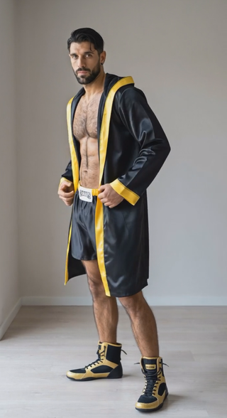 Bata boxeo con capucha + pantalón ring