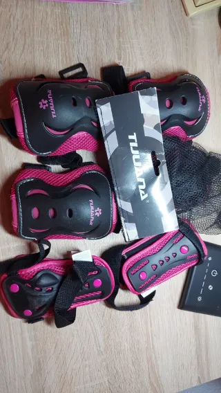 Protecciones Patinaje Niños Rosa