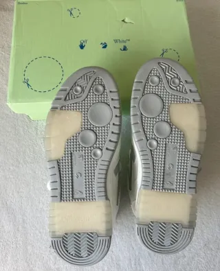 Off-White Out of Office Zapatillas Gris/Blanco