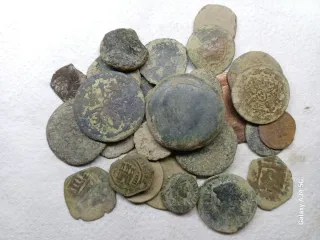 Lote de + 20 monedas antiguas varias épocas