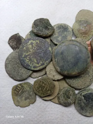 Lote de + 20 monedas antiguas varias épocas