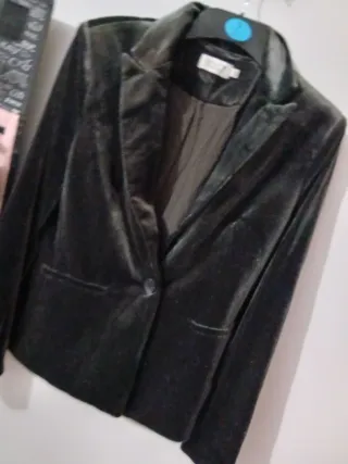 Americana terciopelo marrón Talla S