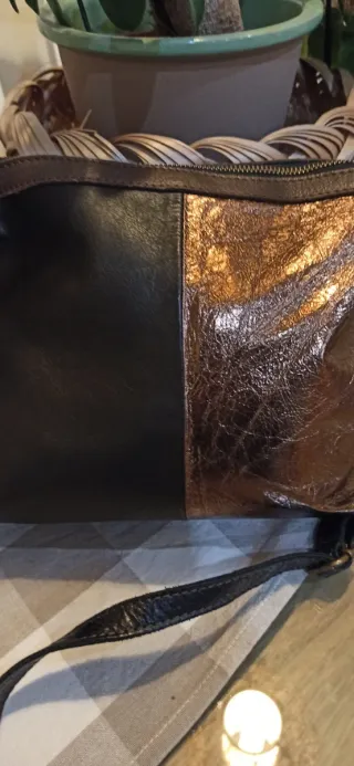 Bolso cartera mujer piel