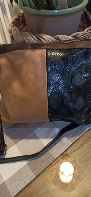Bolso cartera mujer piel