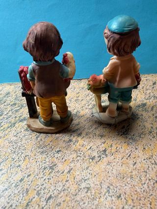 Conjunto Belén Niños Frutero y carnicero