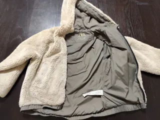 Casaco Felpudo para Menina marca Zara (10 anos)