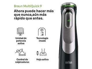 Batidora Braun Minipimer 9 + Accesorios