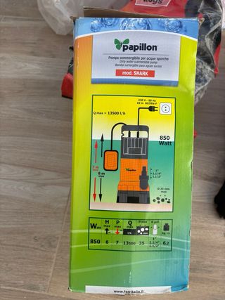 Bomba de agua sumergible Papillon