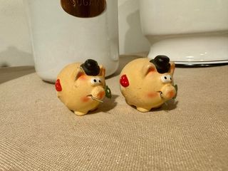 Coppia Maialini Decorativi Vintage