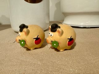 Coppia Maialini Decorativi Vintage