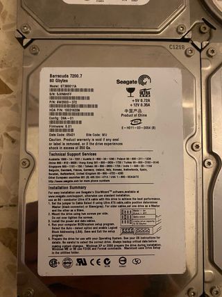 Lote Discos Duros HDD Seagate