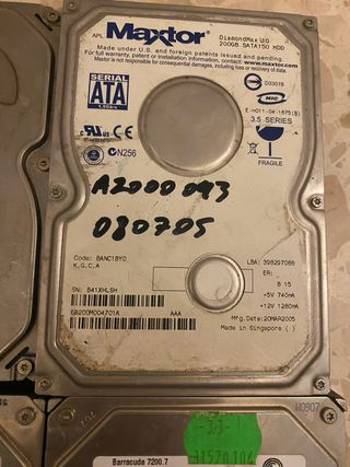 Lote Discos Duros HDD Seagate