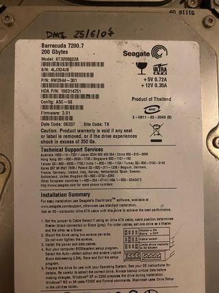 Lote Discos Duros HDD Seagate