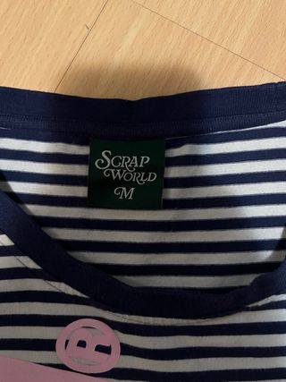 Camiseta Scrapworld Rayas Talla M