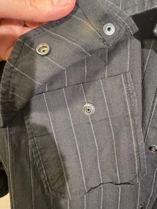 Camisa G-Star RAW Rayas Negra Talla M