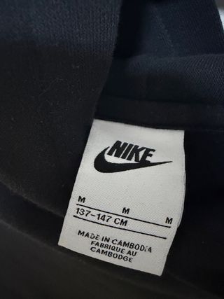 Sudadera Nike Air Negra - tala M (niño)