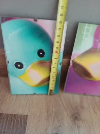 3 cuadros de patitos