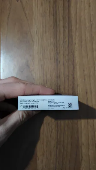 Adaptador Lightning a Jack Auriculares Apple