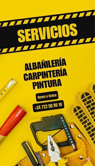 Albañilería, Carpintería y Pintura