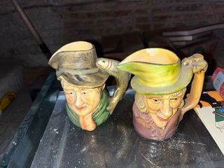 Jarras antiguas cabeza inglesa